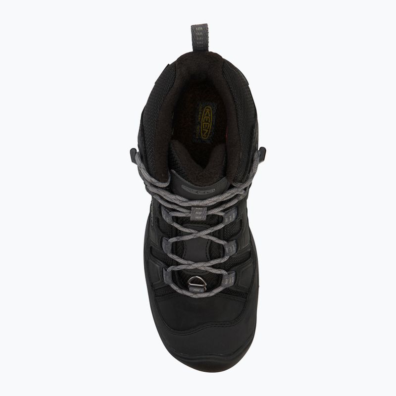 Pánské turistické boty KEEN Circadia Mid Polar black/steel grey 5