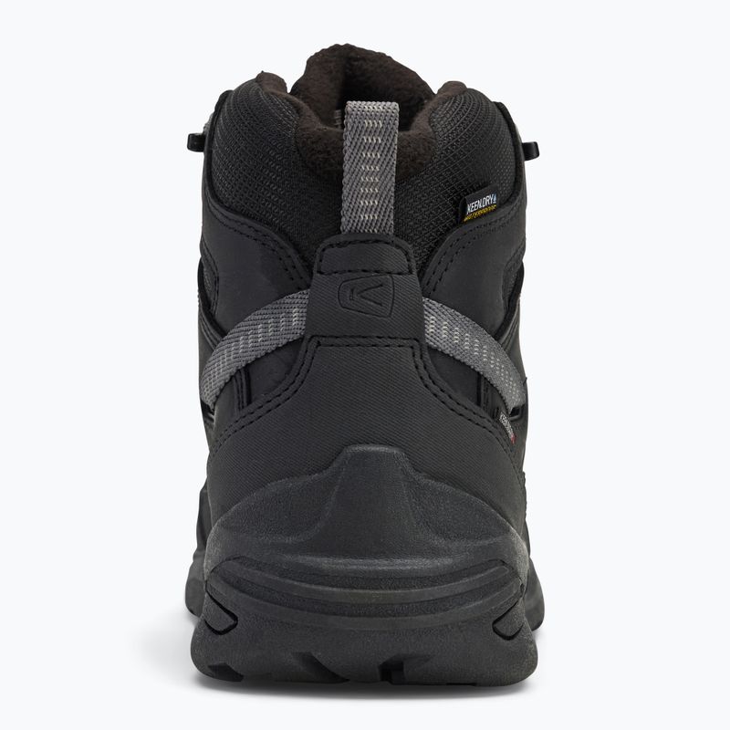 Pánské turistické boty KEEN Circadia Mid Polar black/steel grey 6
