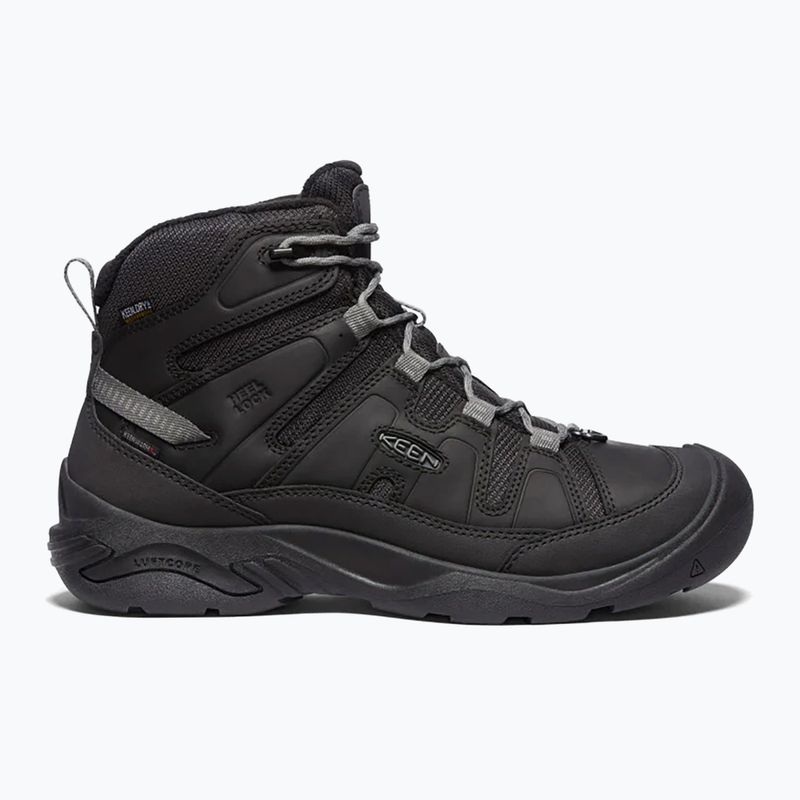Pánské turistické boty KEEN Circadia Mid Polar black/steel grey 9