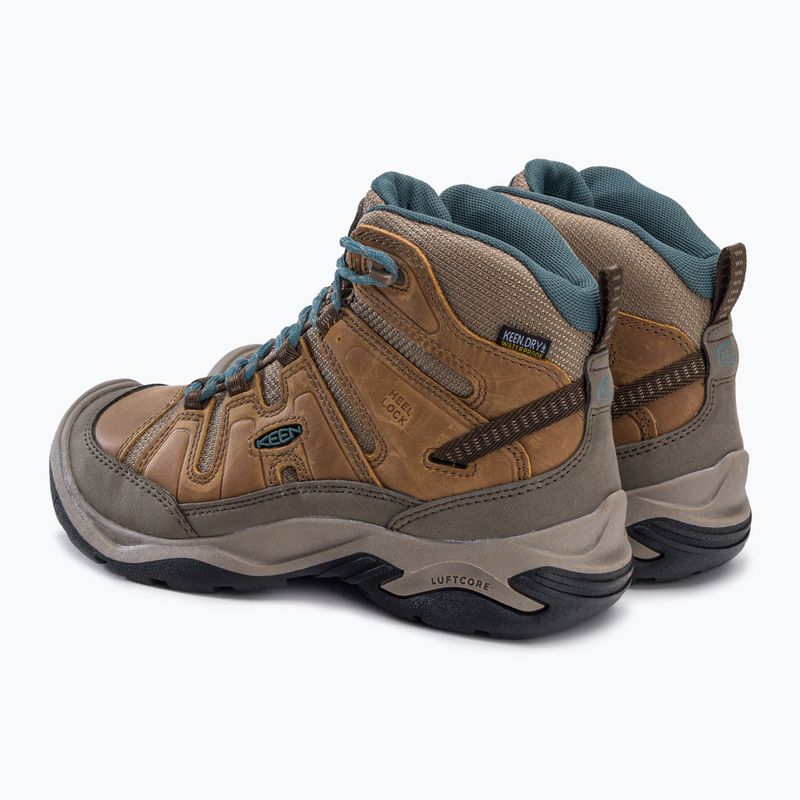Dámské trekové boty KEEN Circadia Mid Wp brown 1026764 3