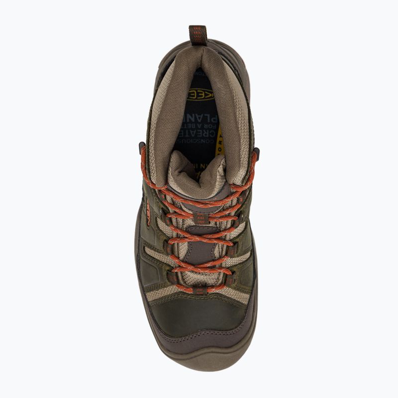 Pánské trekové boty KEEN Circadia Mid Wp green-brown 1026766 6