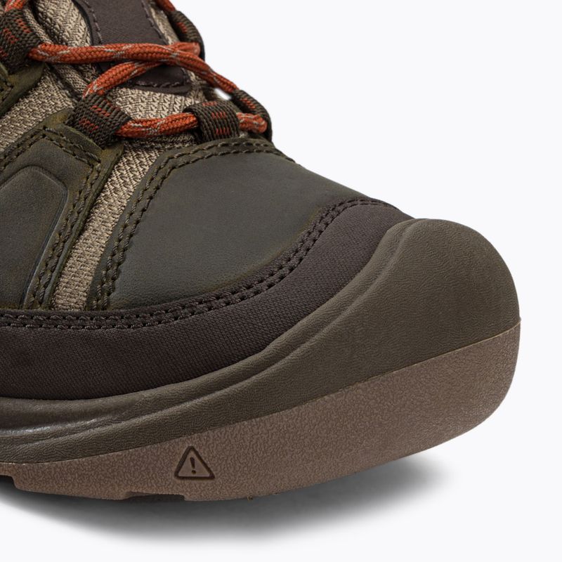 Pánské trekové boty KEEN Circadia Mid Wp green-brown 1026766 7