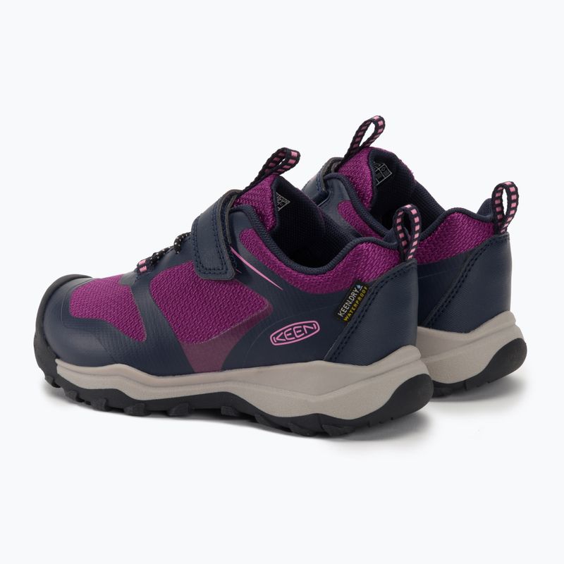 Dětské turistické boty KEEN Wanduro Low WP sky captain/charisma 3