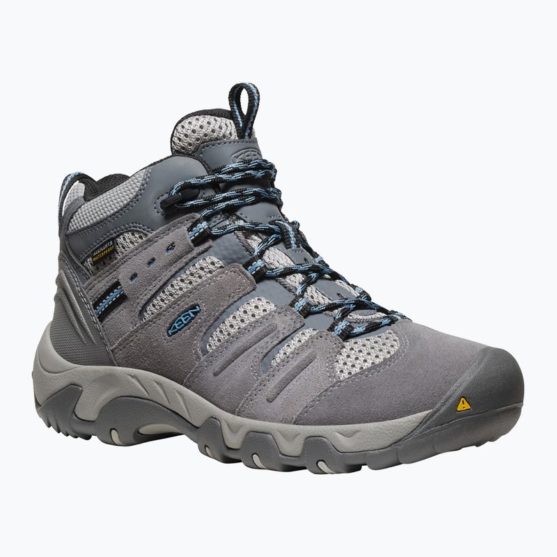 Dámské trekingové boty KEEN Headout Mid Waterproof steel grey/blue heaven 8