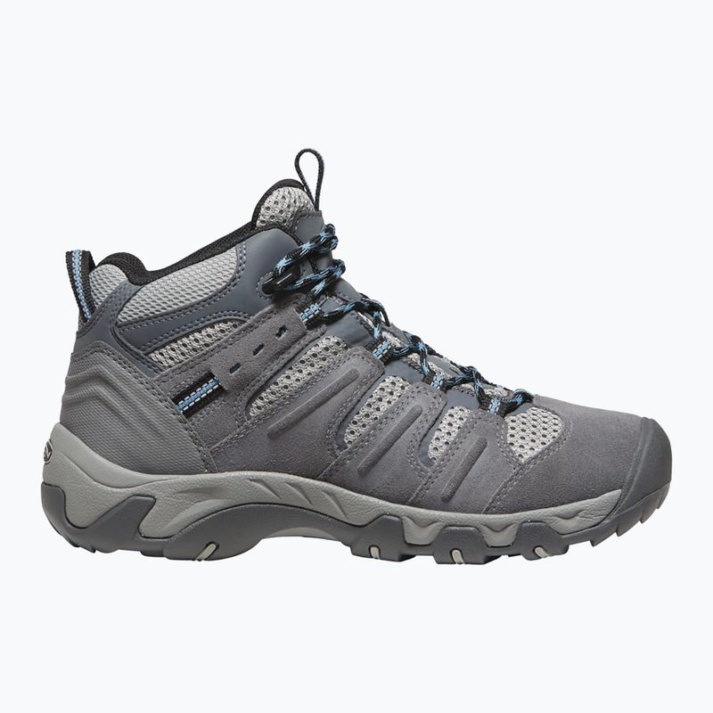 Dámské trekingové boty KEEN Headout Mid Waterproof steel grey/blue heaven 10