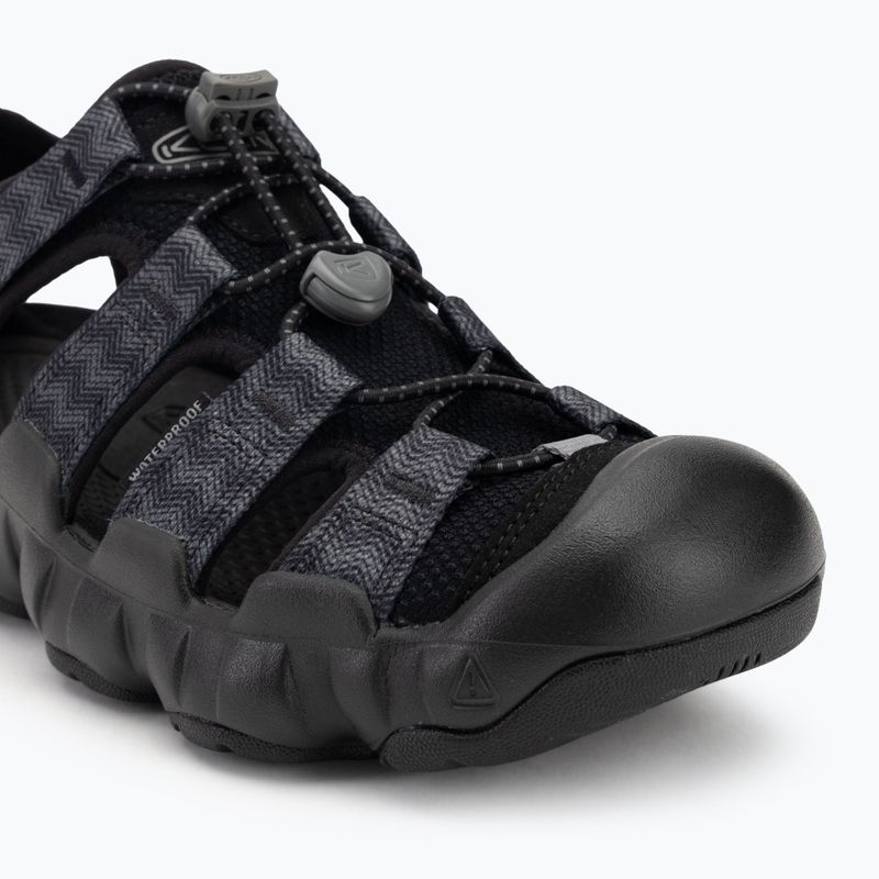 Pánské sandály KEEN Hyperport H2 black/steel grey 7