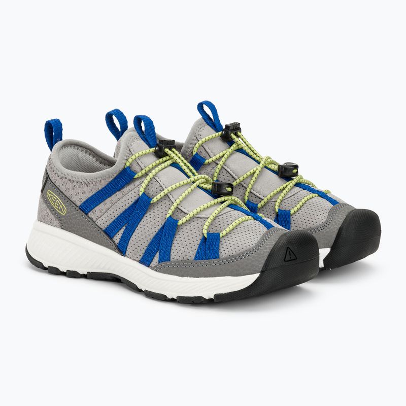 Dětské boty KEEN Motozoa Sneaker steel grey/evening primrose 5