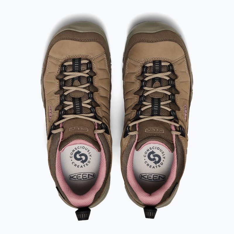 Dámské trekové boty KEEN Targhee IV Wp brindle/nostalgia rose 6