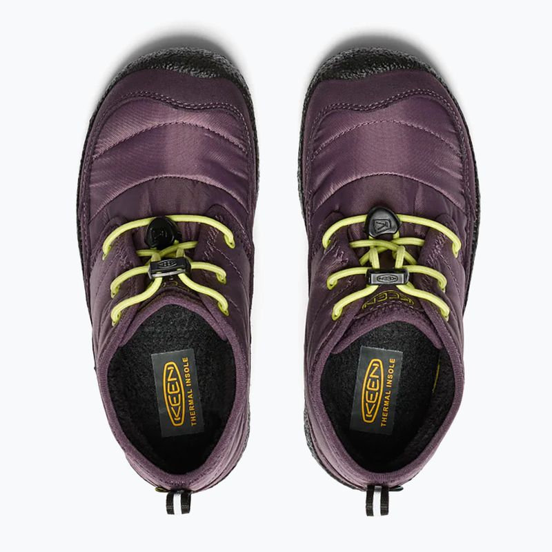 Juniorské boty KEEN Howser II Chukka WP plum perfect/daiquiri green 10