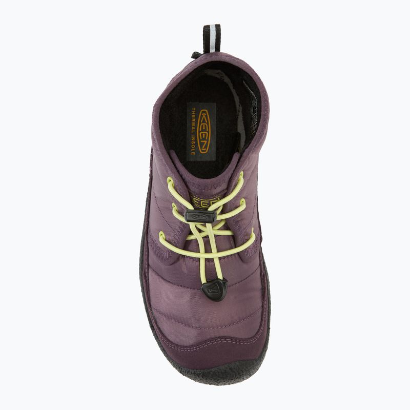 Juniorské boty KEEN Howser II Chukka WP plum perfect/daiquiri green 5