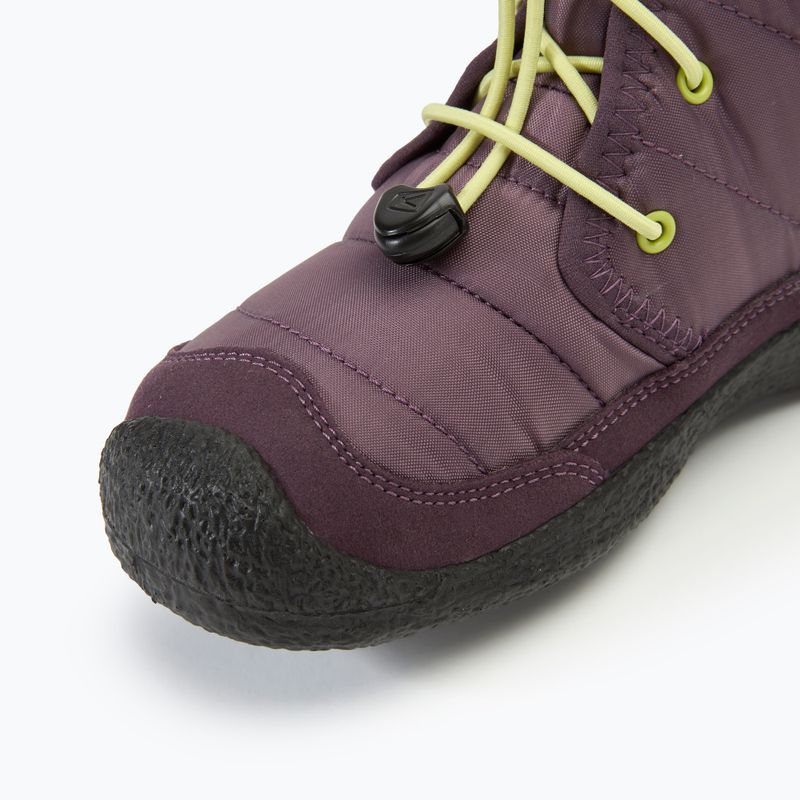 Juniorské boty KEEN Howser II Chukka WP plum perfect/daiquiri green 7