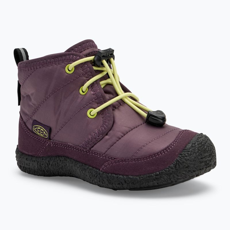 Dětské boty KEEN Howser II Chukka WP plum perfect/daiquiri green