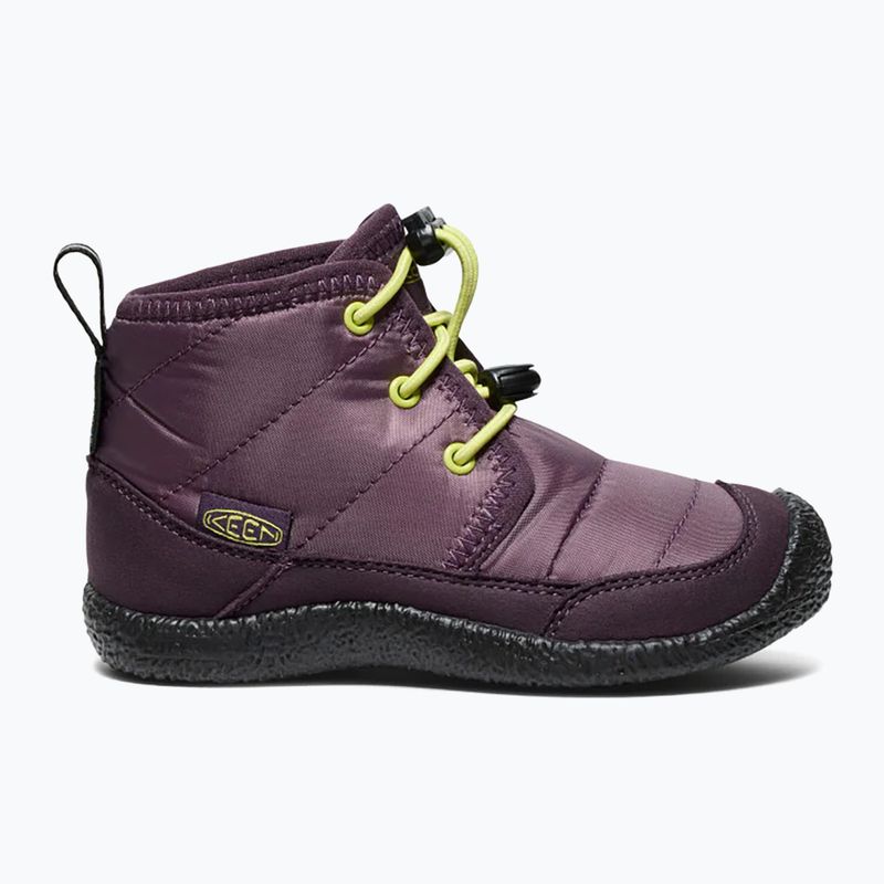 Dětské boty KEEN Howser II Chukka WP plum perfect/daiquiri green 8