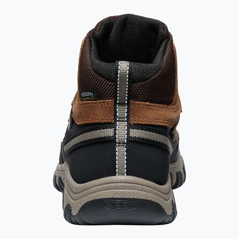 Dětské trekingové boty KEEN Targhee IV Mid Waterproof bison/brindle 9
