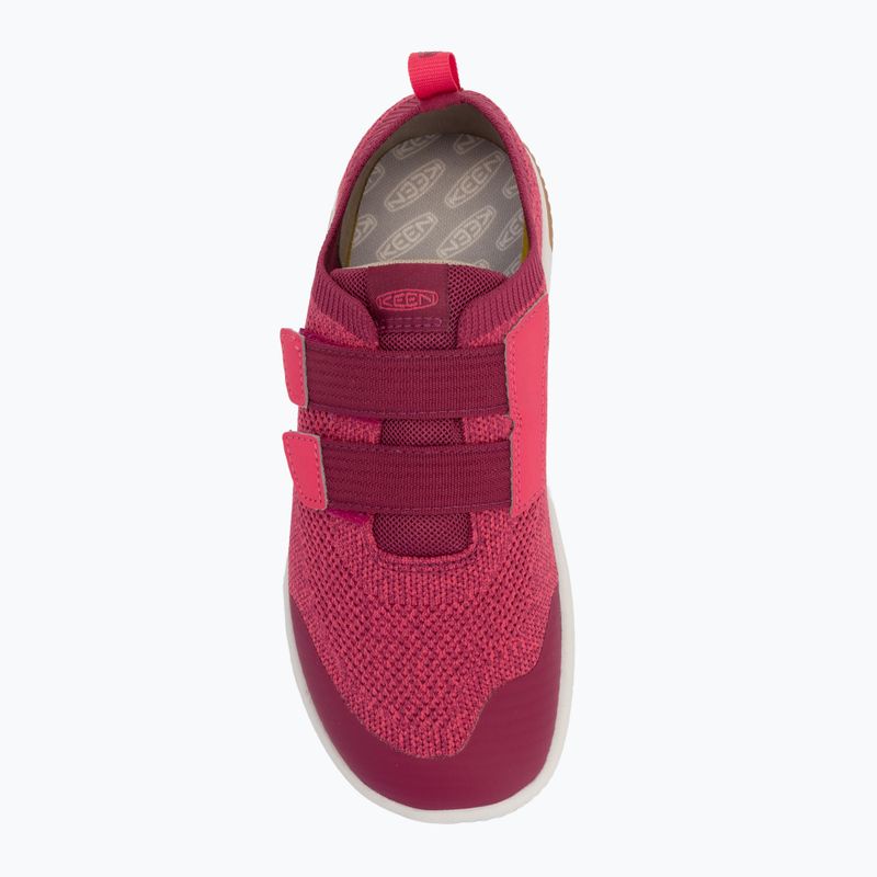 Juniorské boty KEEN Knx Knit Ds beaujolais/ raspberry 5