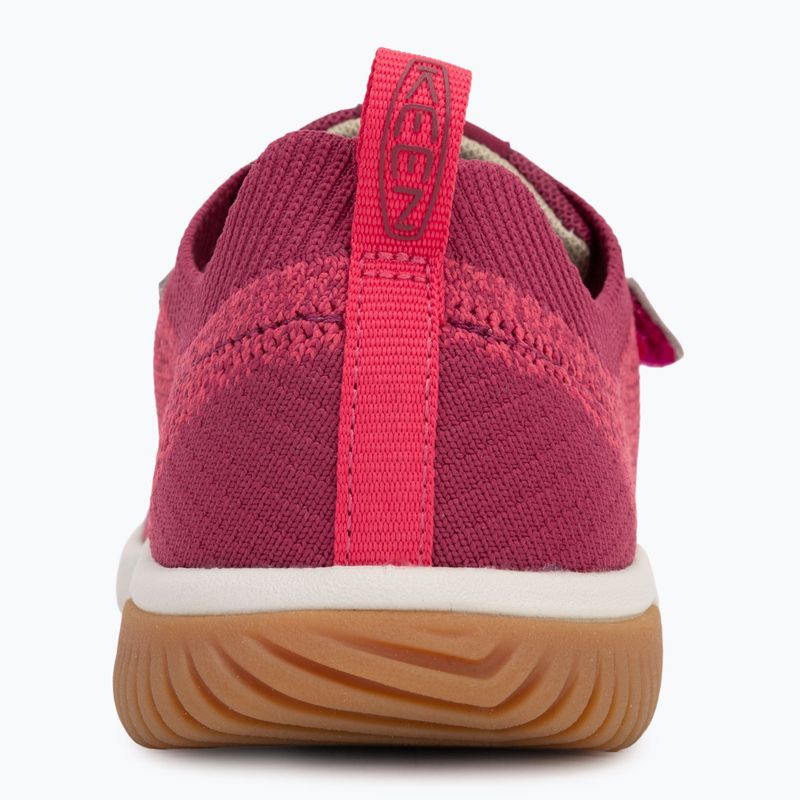 Juniorské boty KEEN Knx Knit Ds beaujolais/ raspberry 6