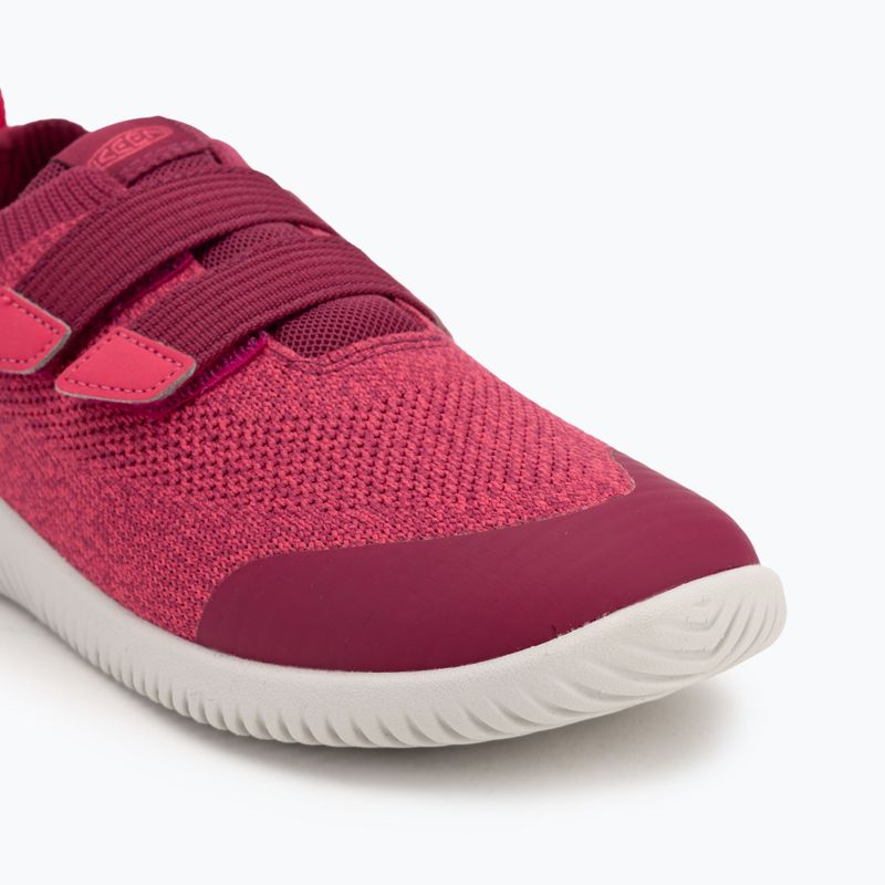 Juniorské boty KEEN Knx Knit Ds beaujolais/ raspberry 7