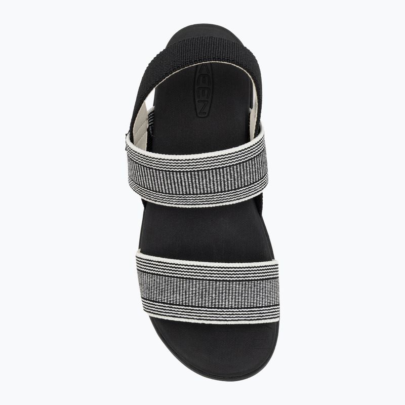 Dámské sandály KEEN Elle Backstrap black/star white 5