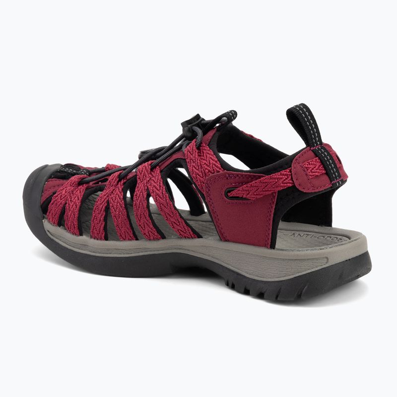 Dámské sandály KEEN Whisper beaujolais/ black 3