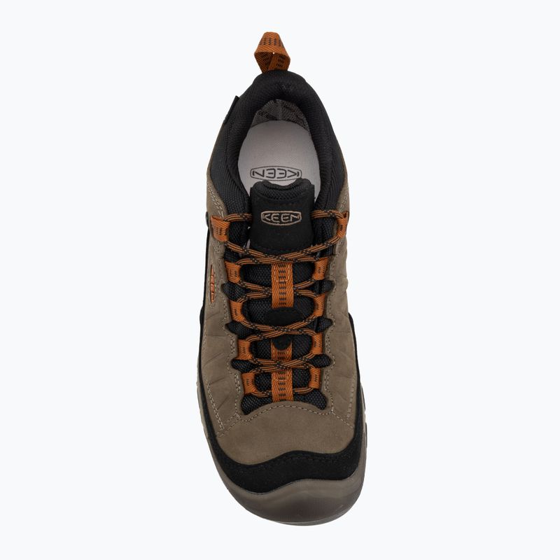 Pánské trekové boty KEEN Targhee IV WP sea turtle/roasted pecan 5