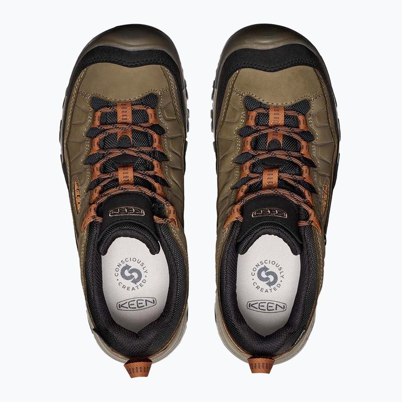 Pánské trekové boty KEEN Targhee IV WP sea turtle/roasted pecan 13