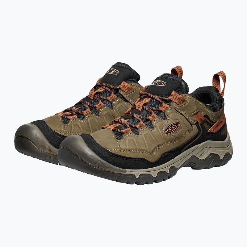 Pánské trekové boty KEEN Targhee IV WP sea turtle/roasted pecan 14