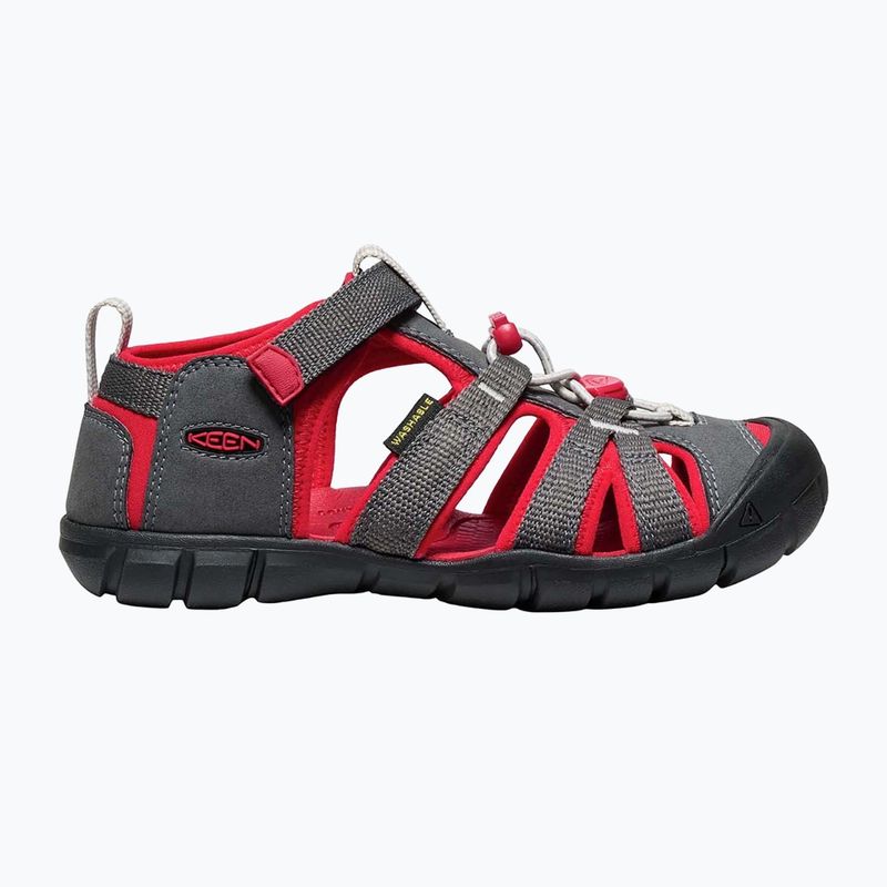Juniorské sandály KEEN Seacamp II CNX magnet/ red carpet 9