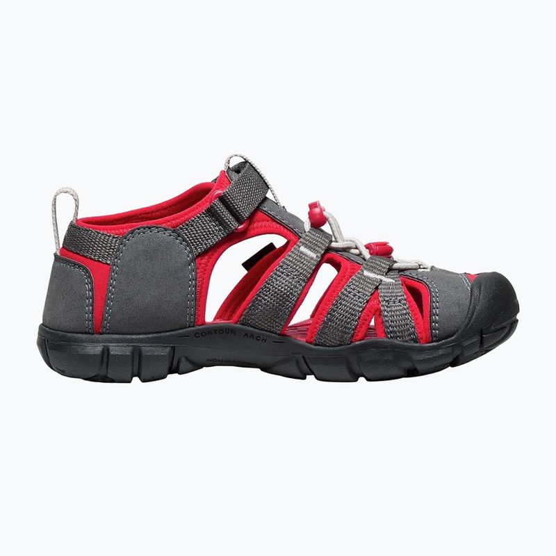 Juniorské sandály KEEN Seacamp II CNX magnet/ red carpet 10