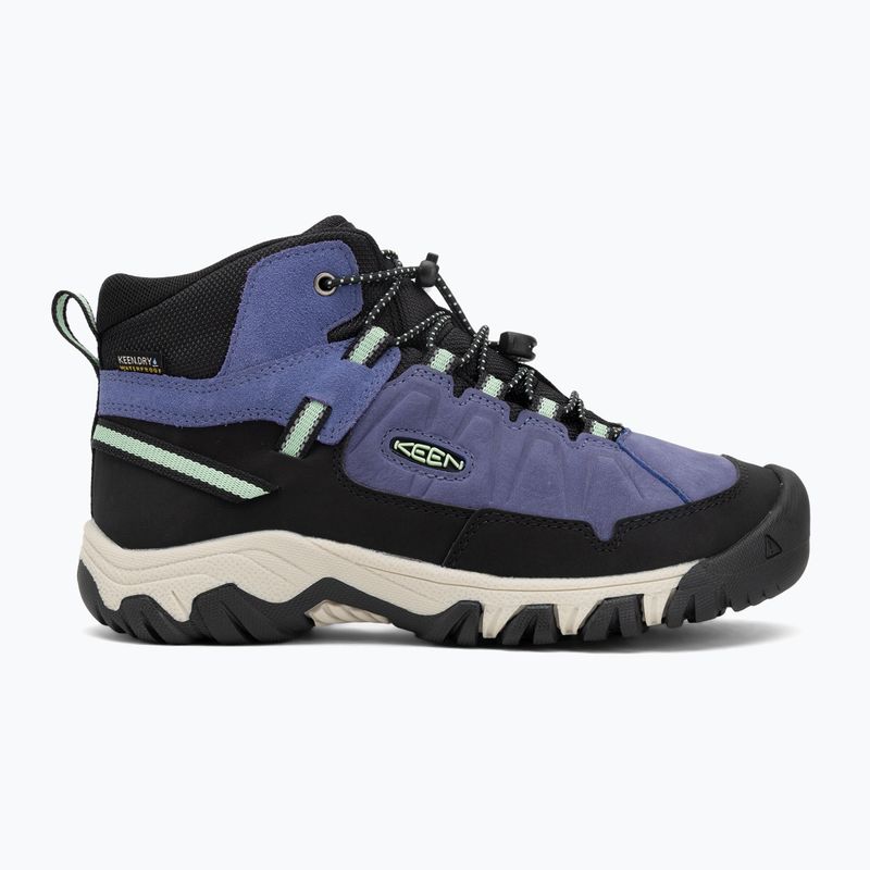 Dětské trekové boty KEEN Targhee IV Mid Waterproof skipper blue/hemlock 2