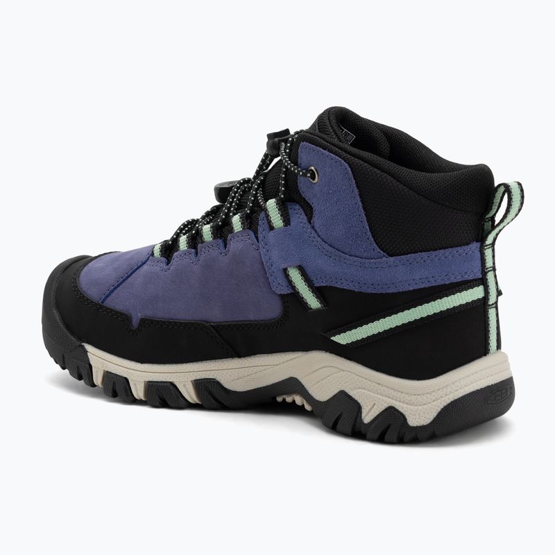 Dětské trekové boty KEEN Targhee IV Mid Waterproof skipper blue/hemlock 3