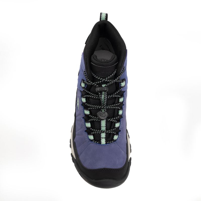 Dětské trekové boty KEEN Targhee IV Mid Waterproof skipper blue/hemlock 5