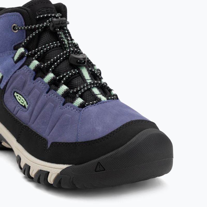 Dětské trekové boty KEEN Targhee IV Mid Waterproof skipper blue/hemlock 7