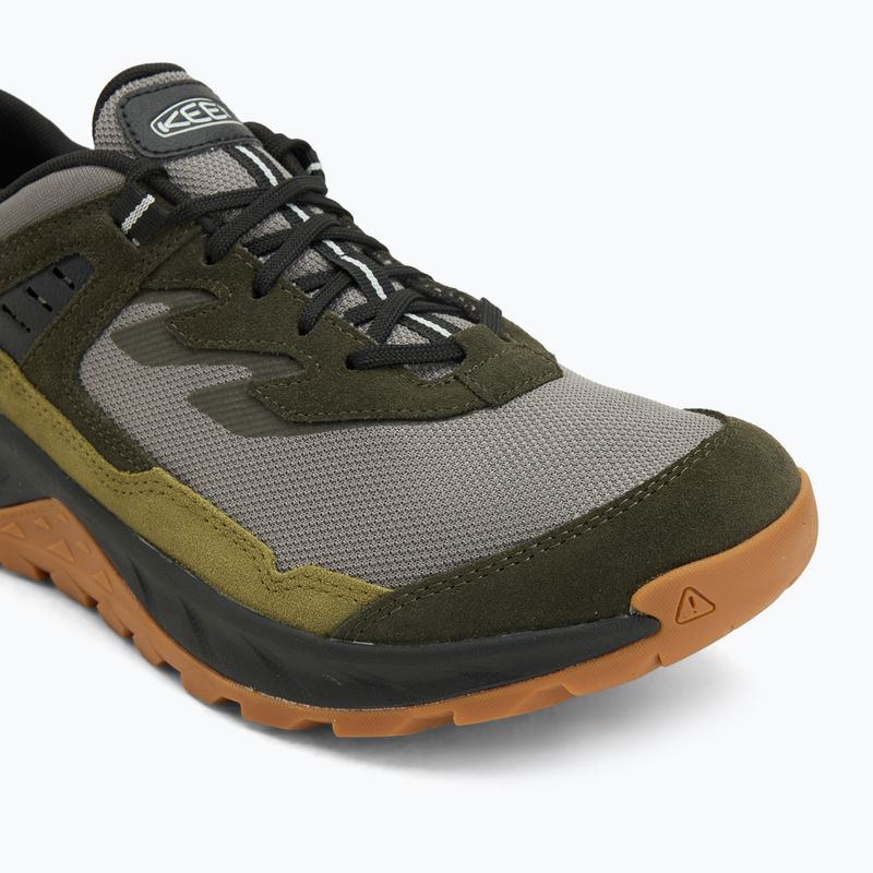Pánské trekové boty KEEN Hightrail Waterproof Steel grey/forest night 7