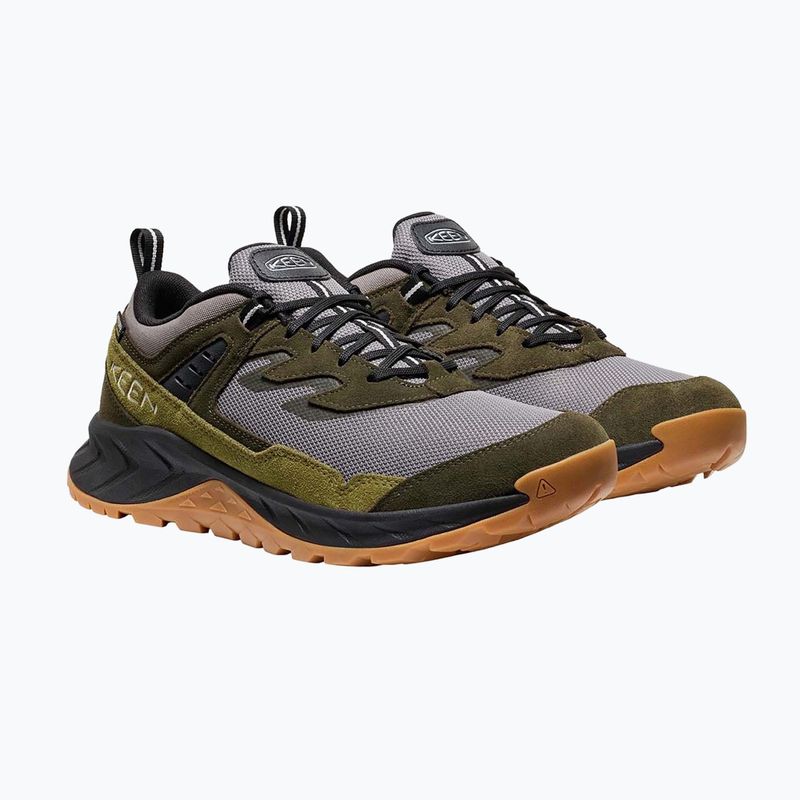 Pánské trekové boty KEEN Hightrail Waterproof Steel grey/forest night 7