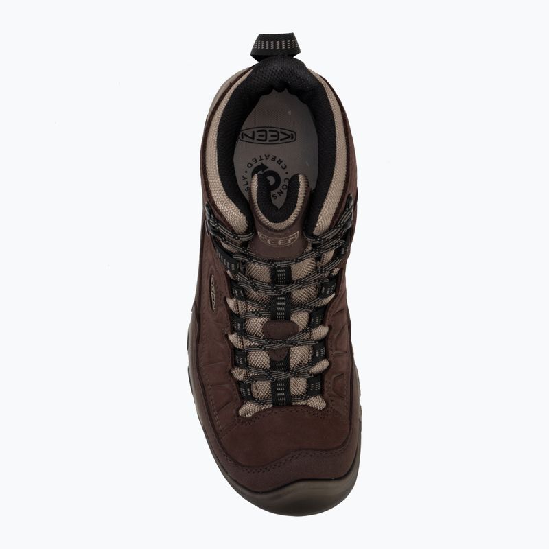 Pánské trekové boty KEEN Targhee IV Mid Wp java/bridnle 5