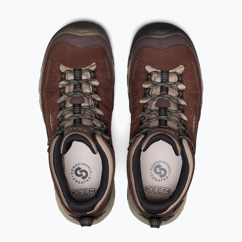 Pánské trekové boty KEEN Targhee IV Mid Wp java/bridnle 5