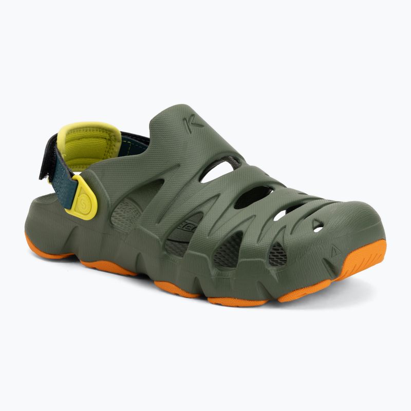 Dětské sandály KEEN Hyperflt green/orange peel 2