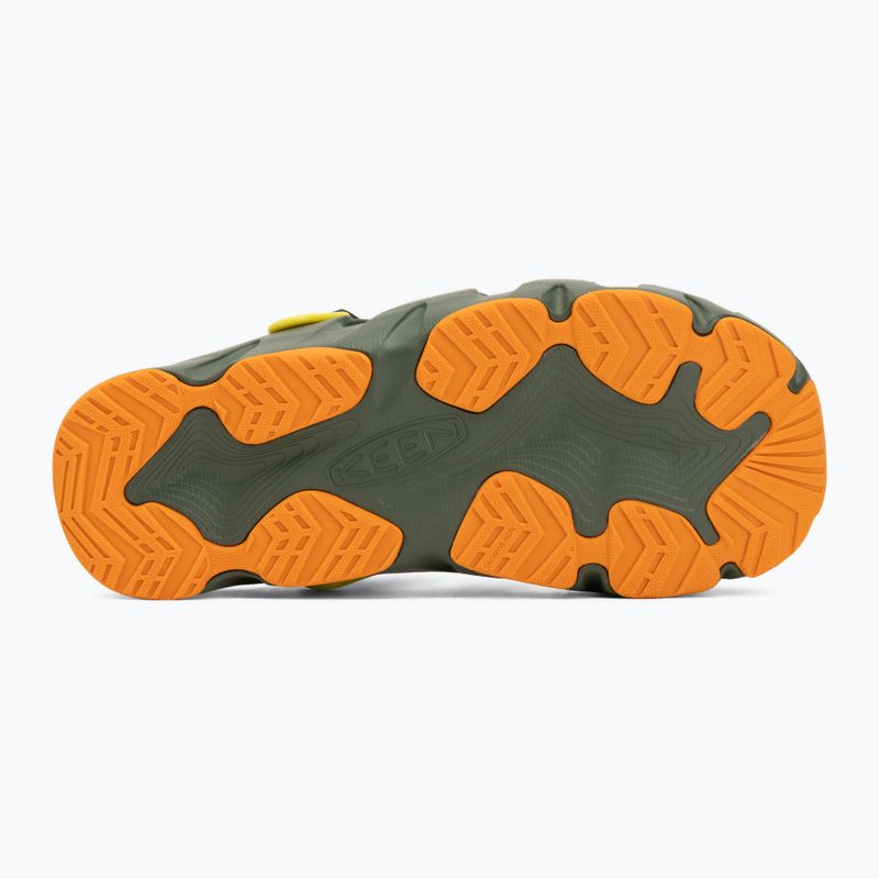 Dětské sandály KEEN Hyperflt green/orange peel 5
