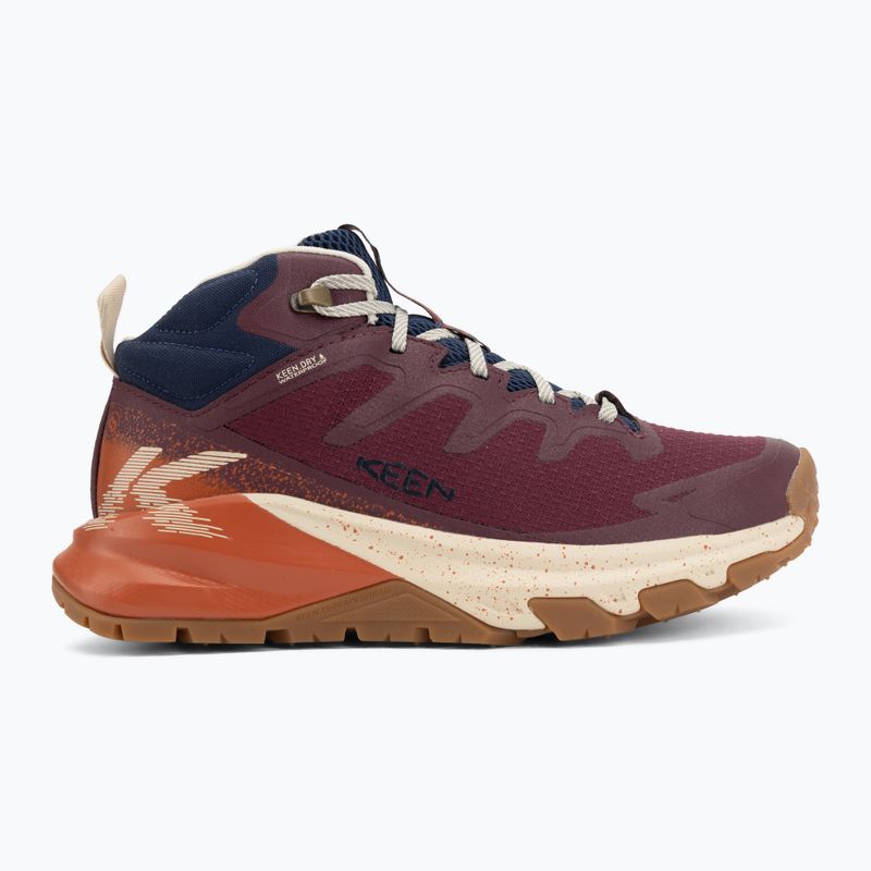 Dámské trekové boty KEEN Targhee Apex Mid Wp fig/burnt brick 2