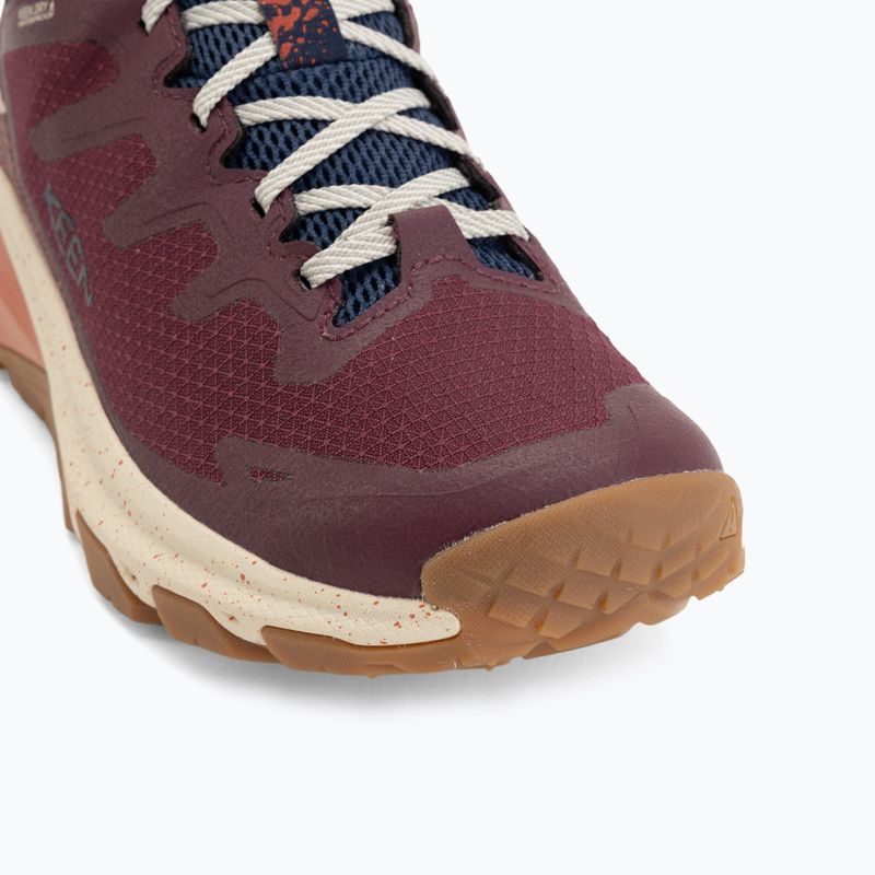 Dámské trekové boty KEEN Targhee Apex Mid Wp fig/burnt brick 7