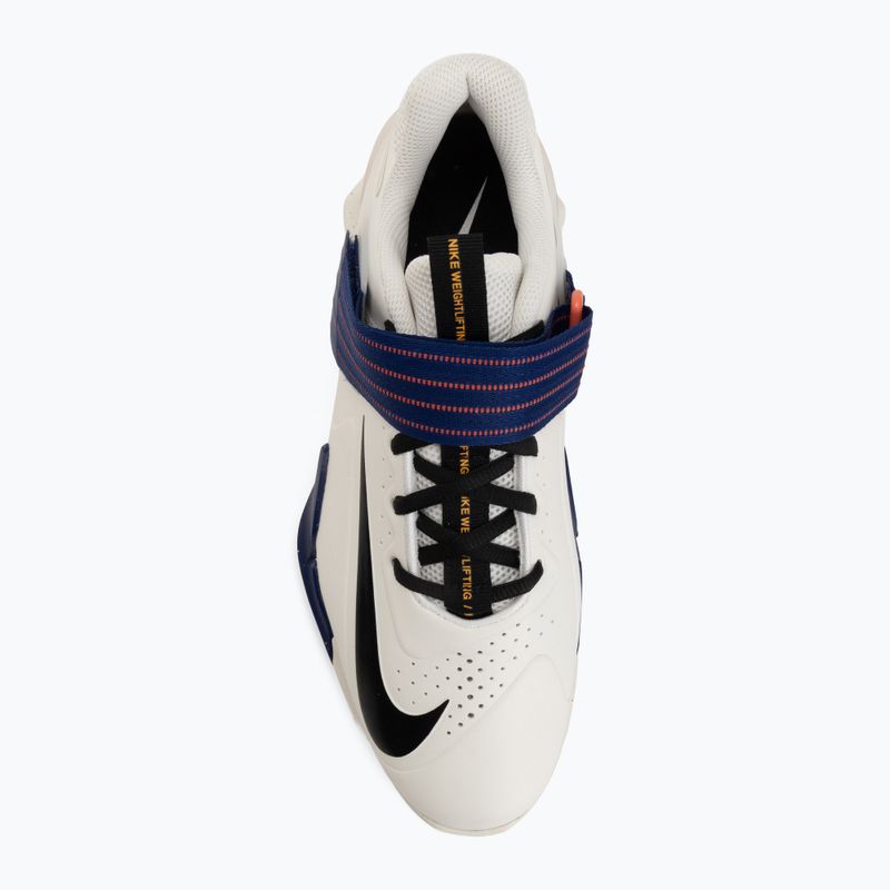 Vzpěračské boty Nike Savaleos sail/deep royal blue/magic ember/black 5