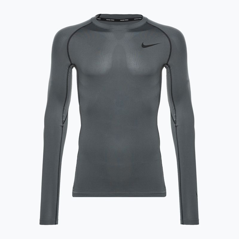 Pánské tréninkové tričko longsleeve Nike Pro Dri-Fit grey