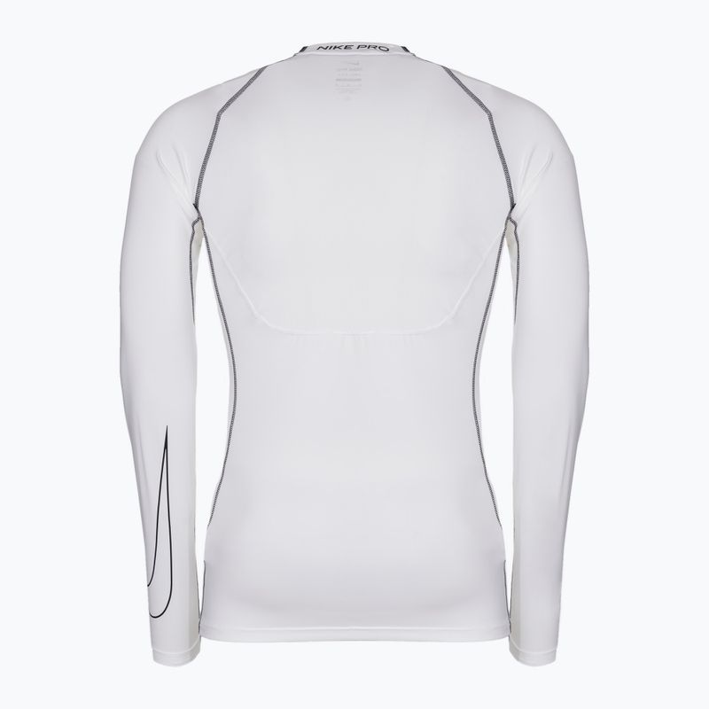 Pánský tréninkový longsleeve Nike Pro Dry-Fit Tight Top bílý DD1990-100 2
