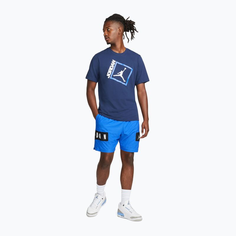 Pánské tričko na lezení Jordan Jumpman Box midnight navy/white 2