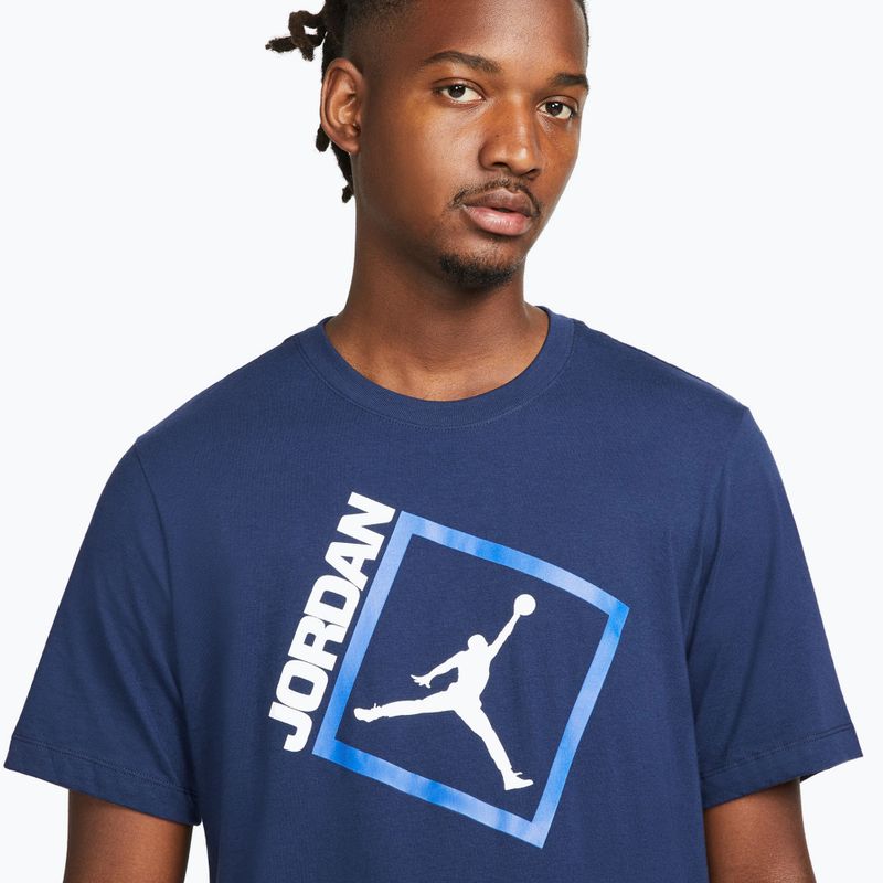Pánské tričko na lezení Jordan Jumpman Box midnight navy/white 4