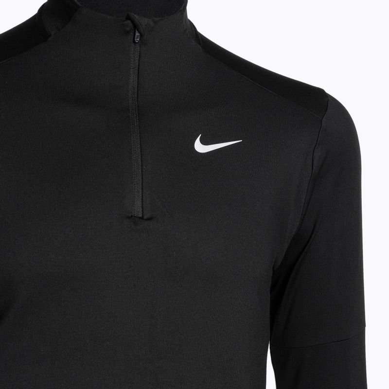 Pánské běžecké tričko s dlouhým rukávem Nike Dri-FIT Element 1/2-Zip black 3