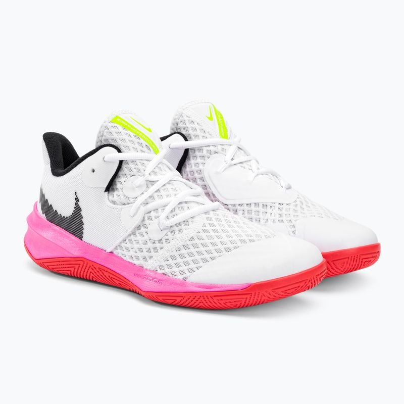 Tenisky na volejbal Nike Zoom Hyperspeed Court SE bílá/černá/žhavá červená 4