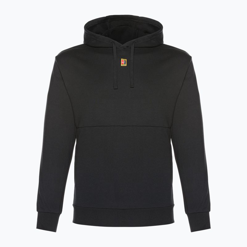 Pánská tenisová mikina Nike Court Fleece Hoodie black