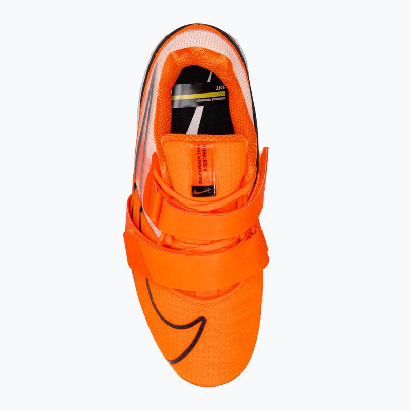 Vzpěračská obuv Nike Romaleos 4 oranžová/černá/bílá 5