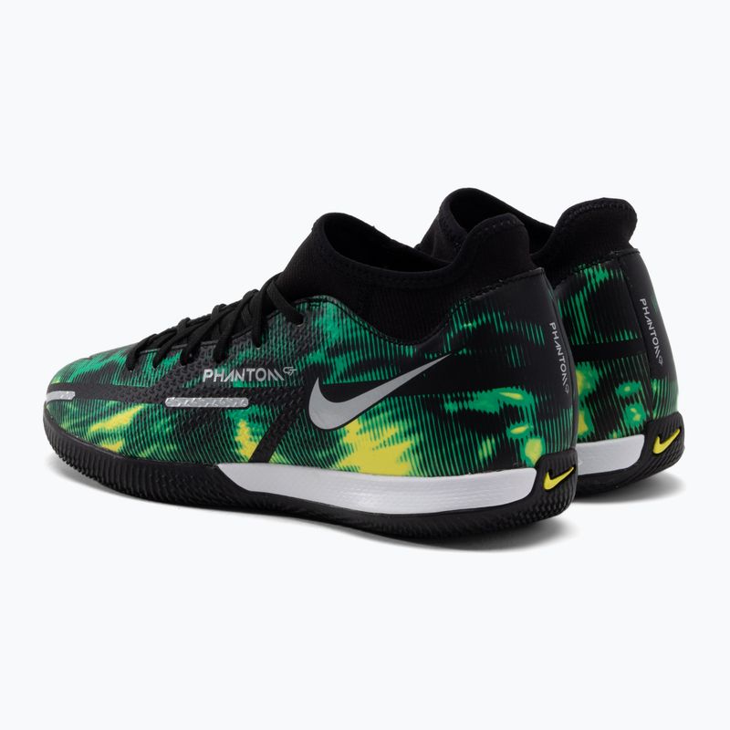 Pánské kopačky Nike Phantom GT2 Academy DF SW IC black-green DM0720-003 3